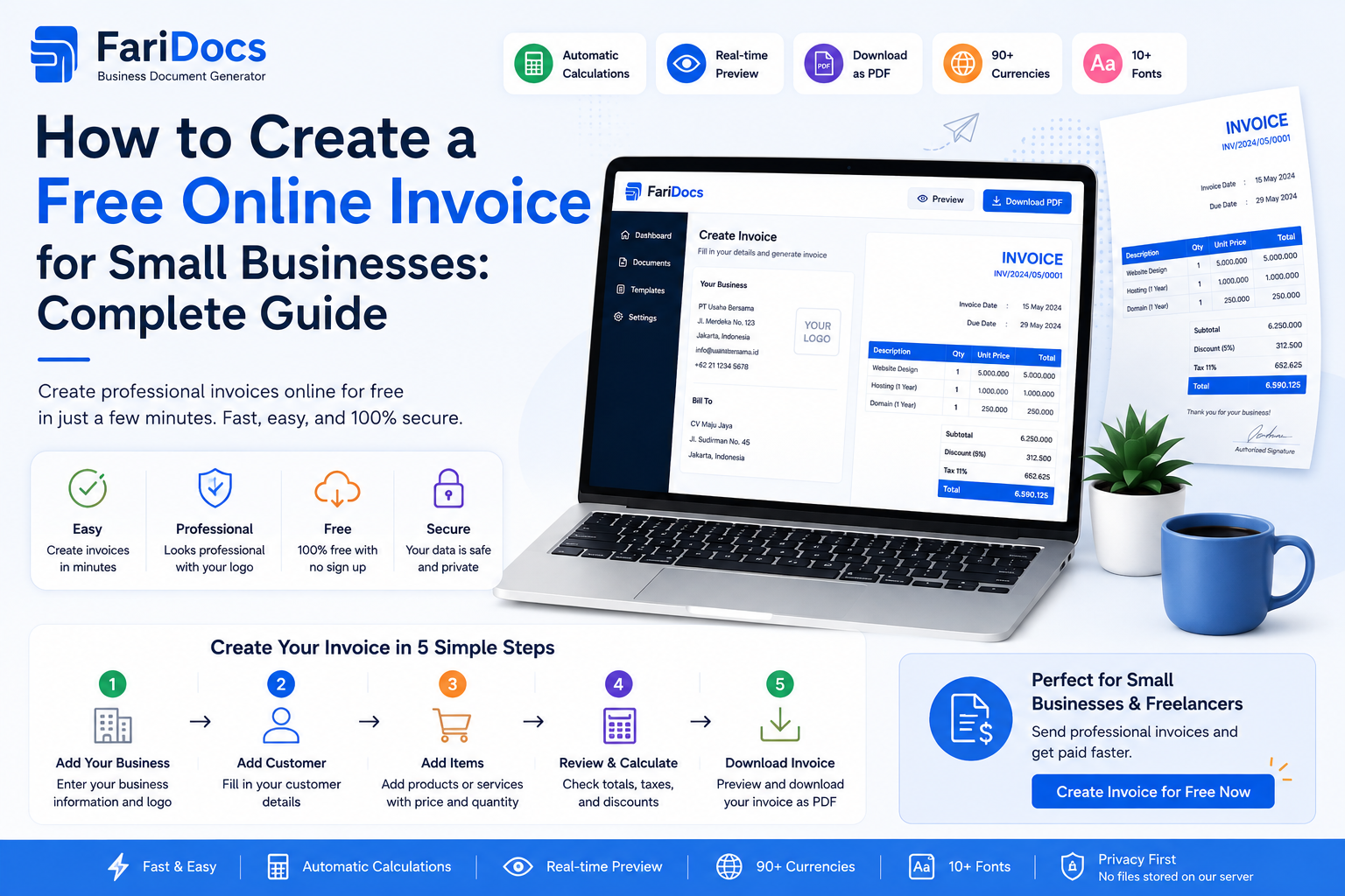Cara Membuat Invoice Online Gratis untuk UMKM: Panduan Lengkap