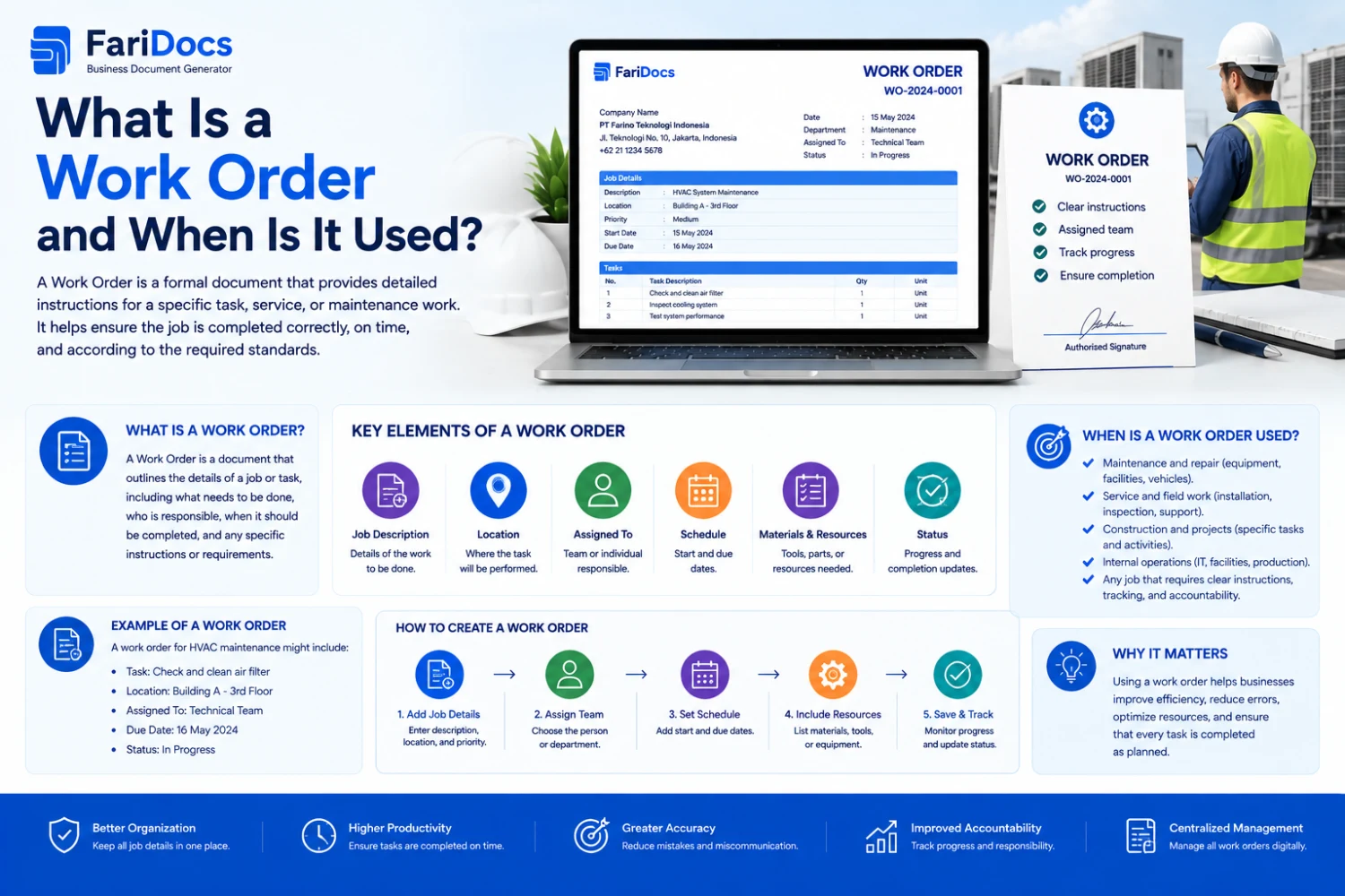 Apa Itu Work Order dan Kapan Digunakan?