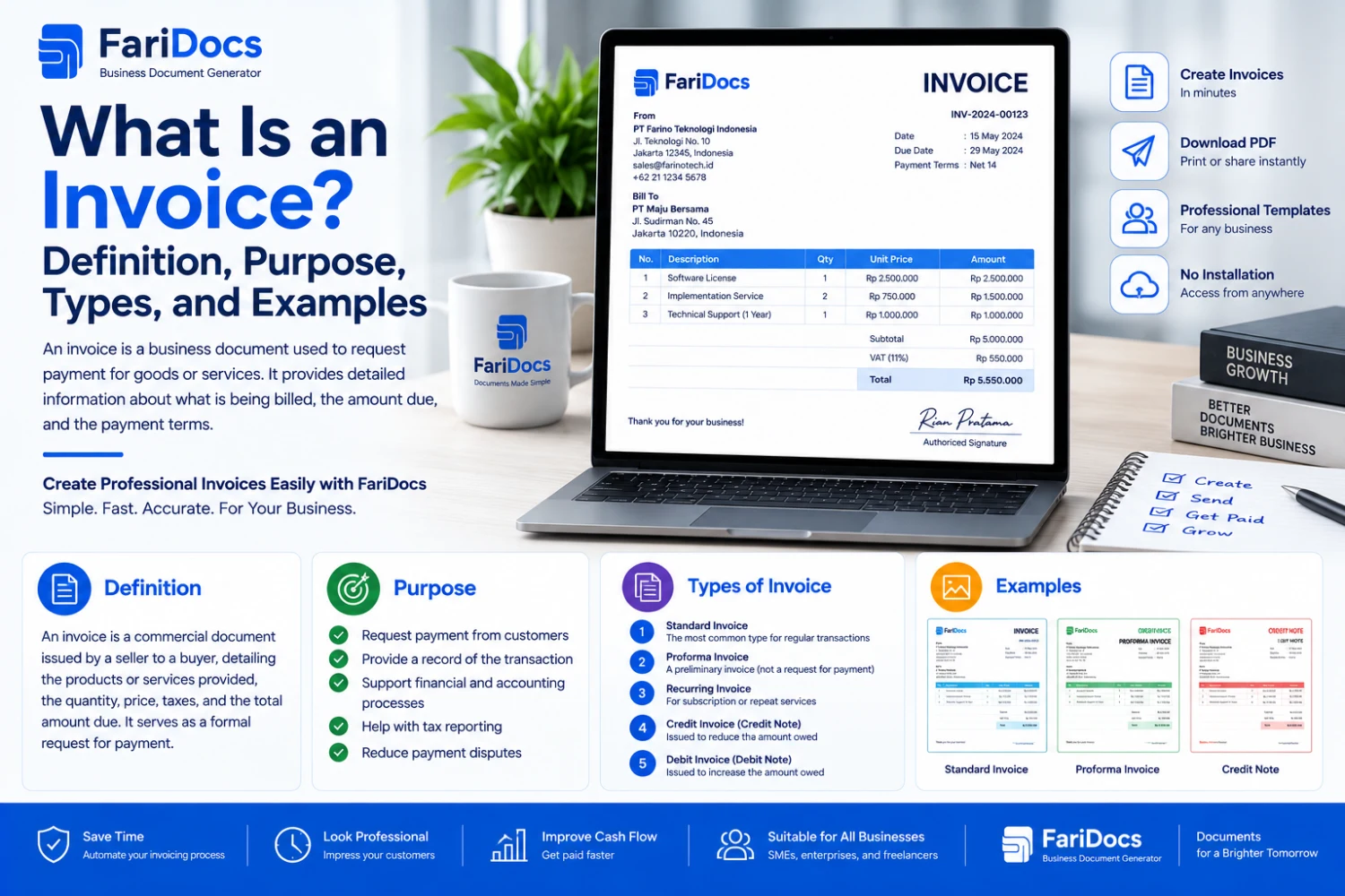 Apa Itu Invoice? Pengertian, Fungsi, Jenis, dan Contohnya