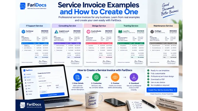 Contoh Invoice Jasa dan Cara Membuatnya